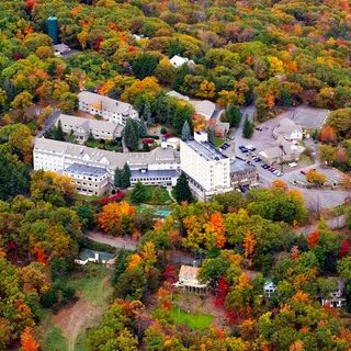 A beautiful autumn view high atop the Inn at Pocono Manor! #