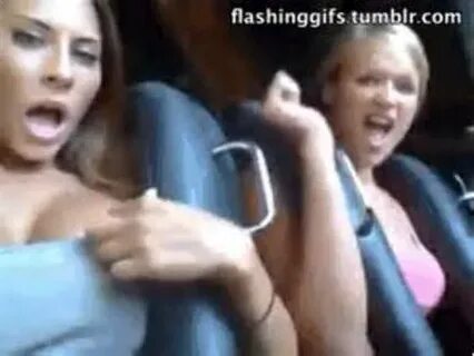 Tits On Roller Coaster