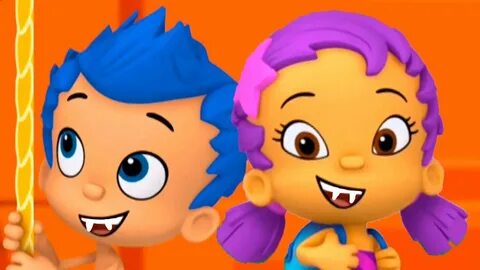 BUBBLE GUPPIES Halloween Party - Nonny, Deema, & Oona - Nick