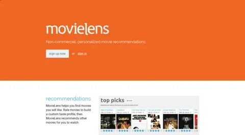 beta.movielens.org... MovieLens. Реформал.