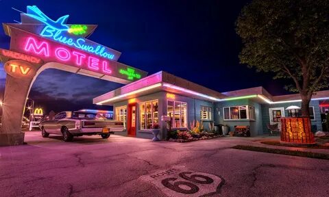 Motel Blue Swallow Route 66 - Проект из галереи 3D Моделей