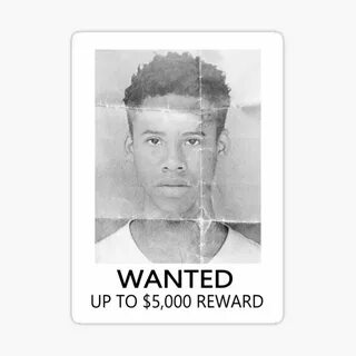"Tay-K Wanted Poster #FREETAYK" Sticker for Sale by LewisAK4