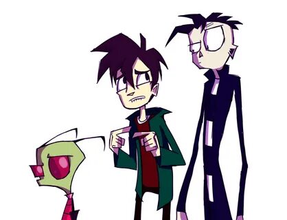 Jhonen Vasquez's Character Zim and Randy and Johnny Invasor 