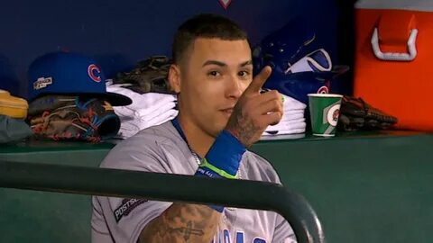 Baez recovers to catch his gum 10/11/2016 MLB.com