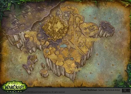 Trevor Rothman - World of Warcraft: Legion Maps
