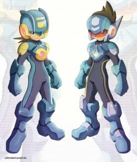 Megaman.EXE and Starforce (UMX version) Mega man art, Mega m