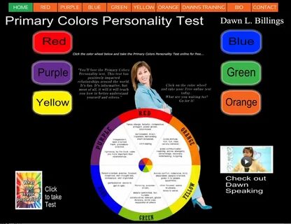 Primary Colors Personality Test, Best Personality Test