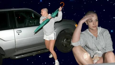 Britney Spears Car No Underwear