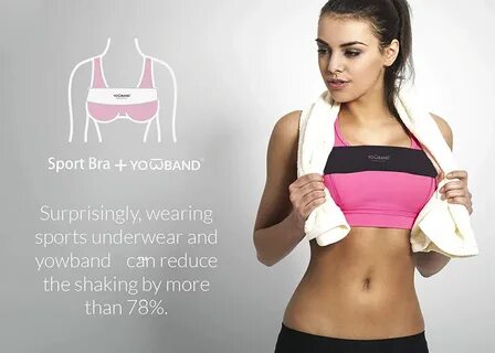 Breast Support Band Anti Bounce Adjustable Stable Chest Wrap Belt Yoga Spor...