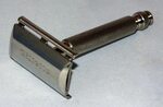 File:Vintage Gillette Tech Three-Piece DE Safety Razor, Made