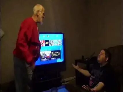 ANGRY GRANDPA DESTROYS PS4! SPEED UP X4 - YouTube