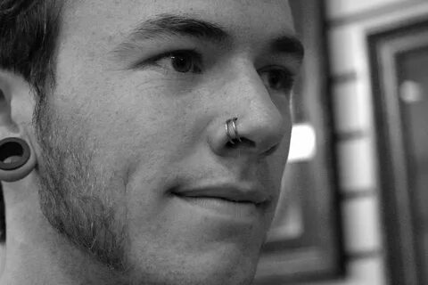Double Side-by-Side Nostril Piercing Double nose piercing, N