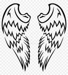 Tribal Angel Wings Tattoo Design By Wearwolfclothing - Easy 