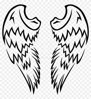Tribal Angel Wings Tattoo Design By Wearwolfclothing - Easy 