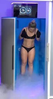 JAZMINE FRANKS at a Cryo Lab in Manchester 10/15/2020 - Hawt