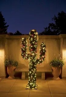 Christmas cactus!I have one of these 4FT with all clear ligh