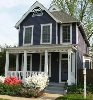 10+ Purple House Exterior