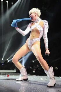 The 15 Most Porn-y Pictures From Miley Cyrus' 'Bangerz' Tour