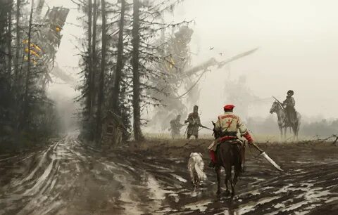 Wallpaper : digital art, army, soldier, horse, dog, robot, g