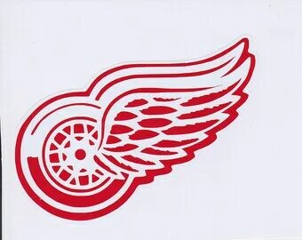 Sierra Detroit Red Wings Hockey équipe pré avec stylo blanc 