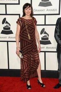 Jorja Fox At 56th Annual Grammy Awards In Los Angeles - Cele
