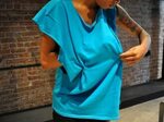 Refashion a Boxy Tee Into Loomstates DIY Oversized-Armhole T