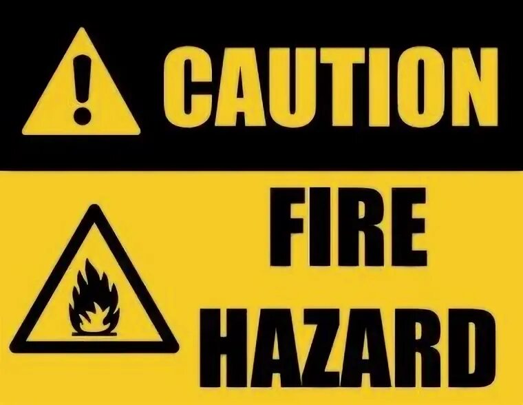 Pin by Melinda Williams on GROUNDED Fire hazard, Hazard sign