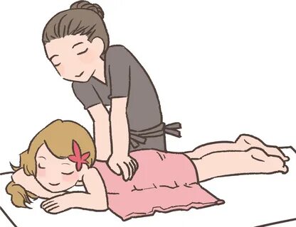 Sleep Massages - Cartoon Picture Of Massage - (2400x1866) Pn