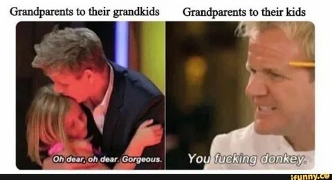 Grandparents to their grandkids Grandparents to their kids -