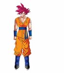 Fukkatsu No Super - Drawing Goku Full Body Transparent PNG D