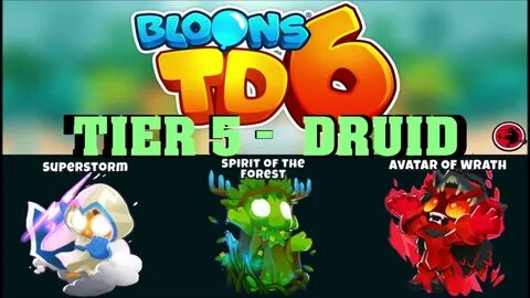 BTD6 - Druid tier 5 - comparison - YouTube