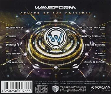 WAVEFORM - Center Of The Universe CD 2017 - купить CD-диск в