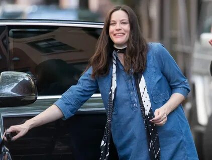 Pregnant LIV TYLER Out and About in New York 05/21/2016 - Ha