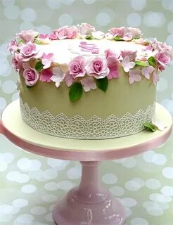Pink Roses 90th Birthday Cake Small birthday cakes, Cake dec