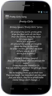 Скачать Pretty Girls Song Lyrics APK для Android