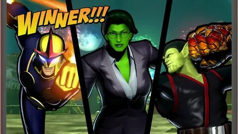 ULTIMATE MARVEL VS. CAPCOM 3 She-Hulk,Super Skrull,Nova Requ