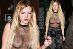 Bella Thorne boldly flashes bare boobs and nipple piercing i