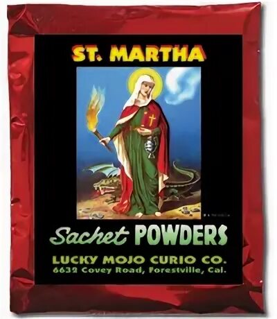 Spiritual Supplies: Saint Martha Dominator Sachet Powder: Lu