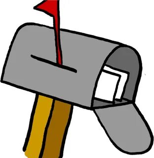 Mail Box Clipart 19 Mailbox Image Black And White Library - 