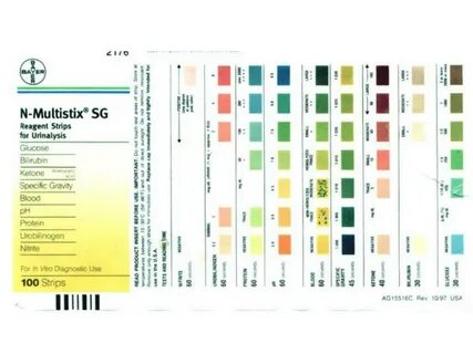 Gallery of 74 perspicuous multistix chart - bayer urine test
