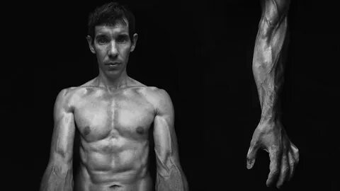 ausCAPS: Alex Honnold nude in ESPN Body Issue 2019 behind th