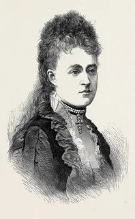 Princess Frederica Of Hanover 1880 Drawing by English School