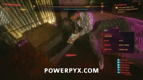 Cyberpunk 2077 The Information Walkthrough