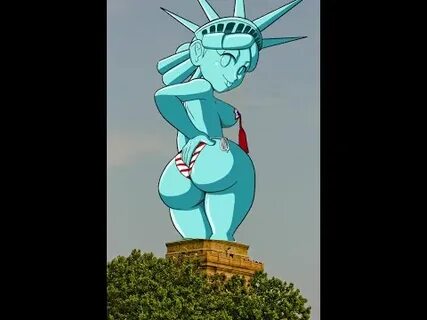 THICK statue of liberty Видео