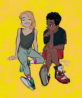 Miles and Gwen in 2020 Marvel, Marvel art, Marvel superheroe