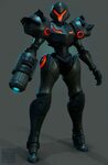 ArtStation - Metroid Prime Fan Art, Phazon Suit, Dan Pingsto