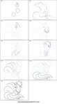 How to Draw Ninetales from Pokemon Printable Drawing Sheet b