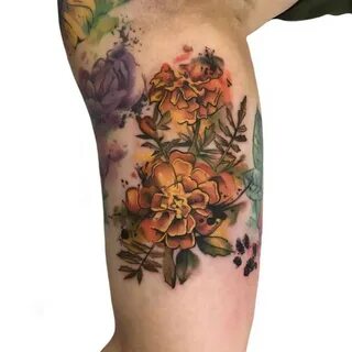 200 Amazing Marigold Tattoo Designs with Meanings and Ideas 
