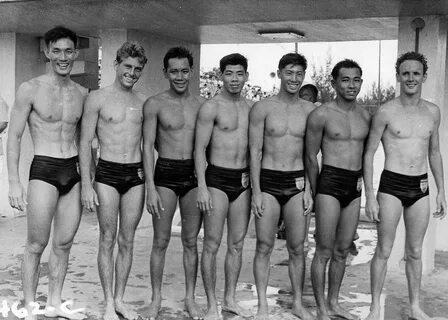 Singapore 1956 Olympic Water Polo Team Singapore 1956 Olym. 