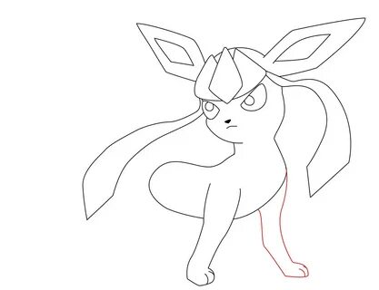 How To Draw Glaceon - Draw Central